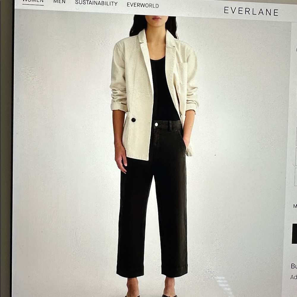 Everlane Utility Straight Leg Crop Pant 2